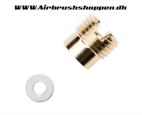 702331 - PTFE Needle Seal with Screw - nålepakning PTFE med nåleskrue